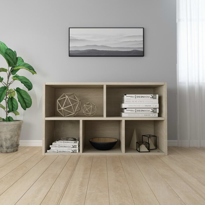 Ebern Designs Presidio Chipboard Bookcase Wayfair